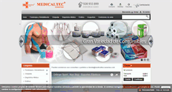 Desktop Screenshot of medicalteccanarias.com